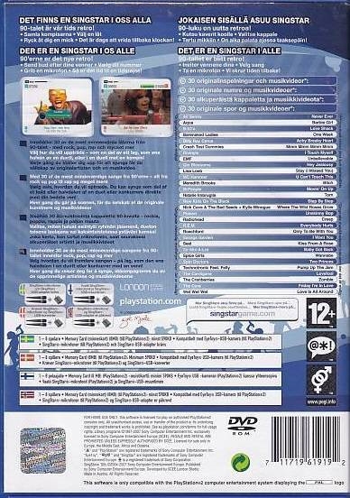 SingStar 90s - PS2 (B Grade) (Genbrug)